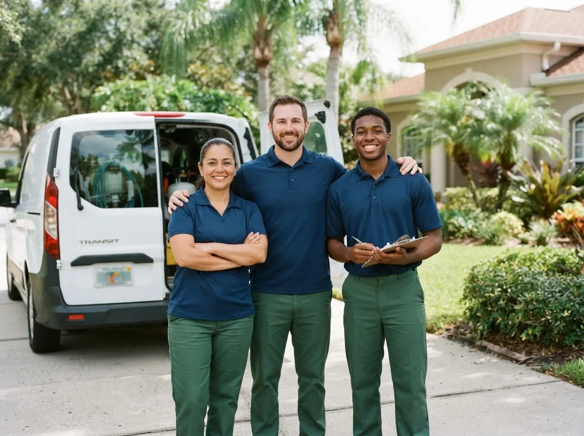 The GreenAnchor Pest Control team, pest control sevice in Tampa, FL